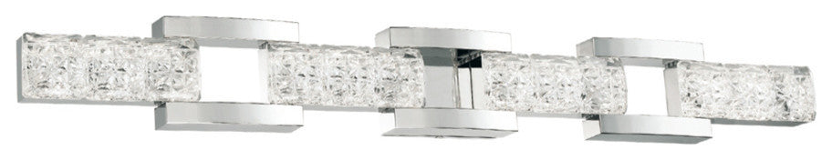 Modern Forms Sofia 41" LED Bath Vanity and Wall Light, Polished Nickel