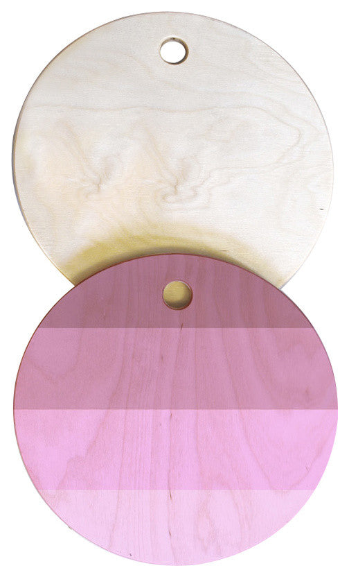 Shannon Clark Lavender Ombre Cutting Board, 11.5"x11.5"