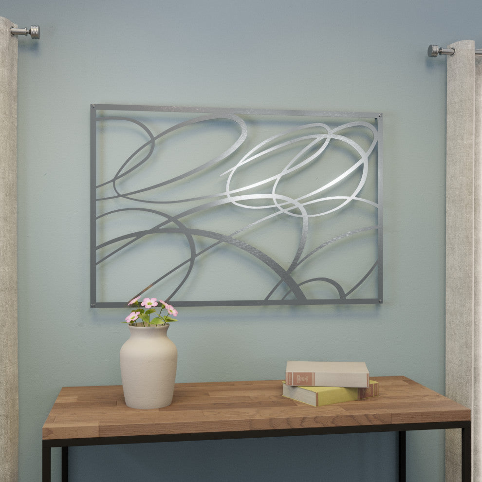 Abstract Image Metal Wall Panel