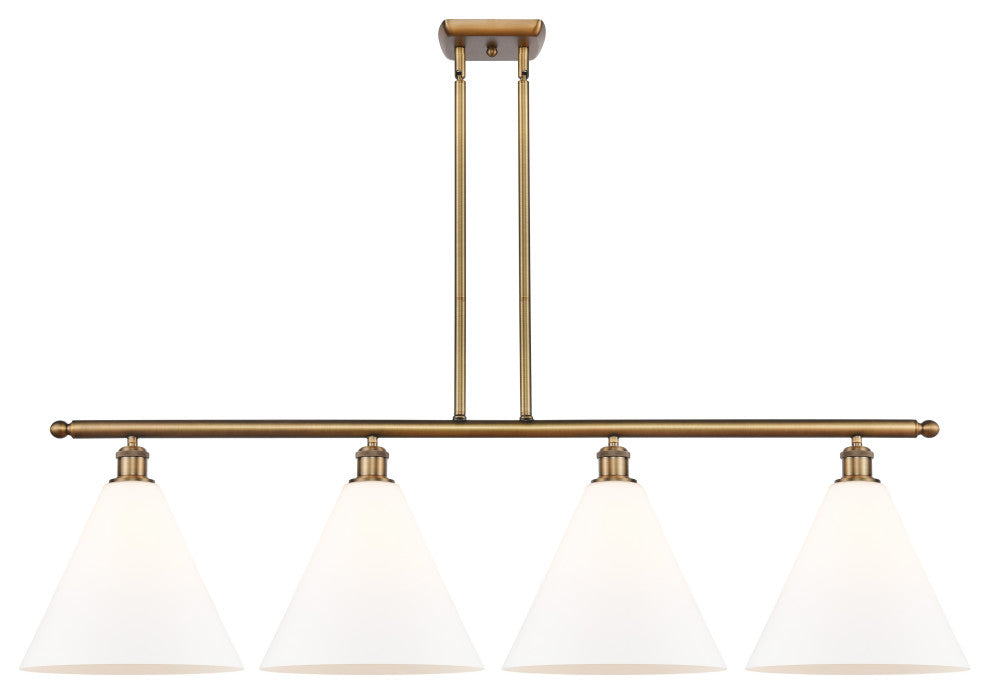 Innovations 516-4I-BB-GBC-121 4 Light Island Light, Brushed Brass