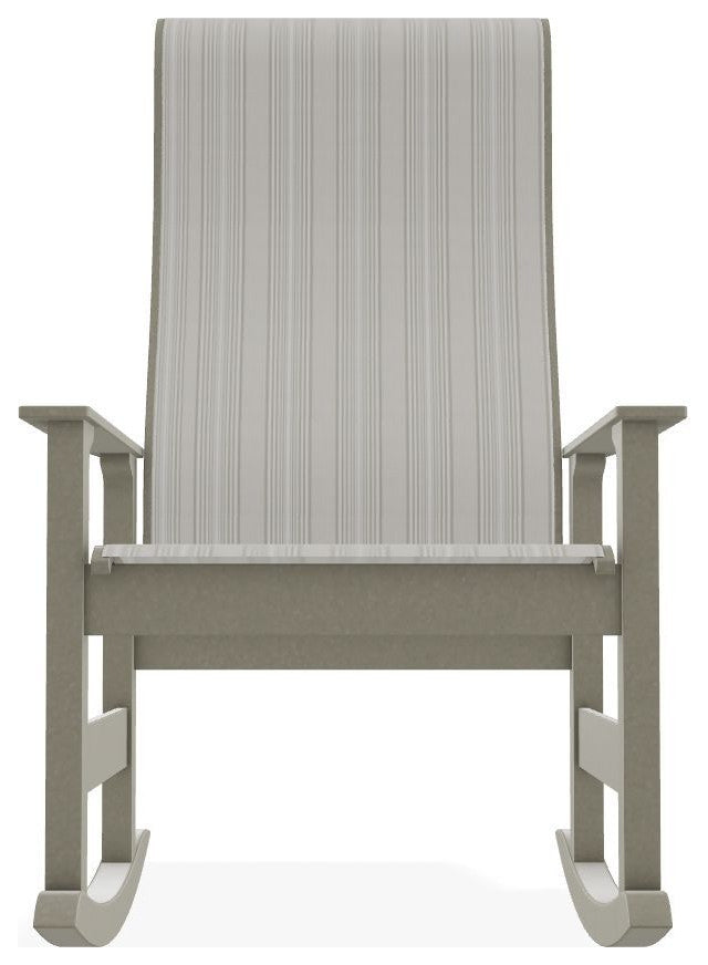 Leeward Sling Outdoor Supreme Rocker, Harbor/Storm