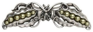 Peapod Pull, Antique-Style Pewter