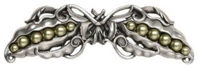 Peapod Pull, Antique-Style Pewter