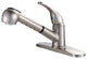 Crystal Cove 42-5678 Satin Nickel Kitchen Faucet w/ Sprayer