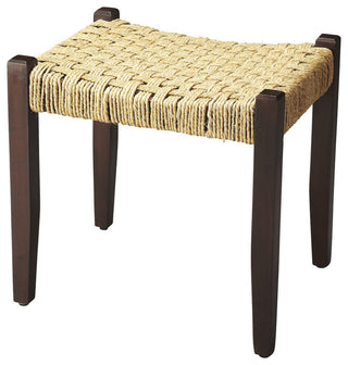 Butler Garner Woven Jute Stool , Multi-Color