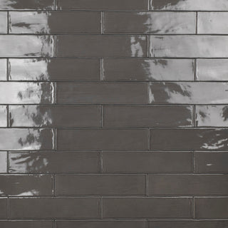 Chester Ceramic Wall Tile, Grafito