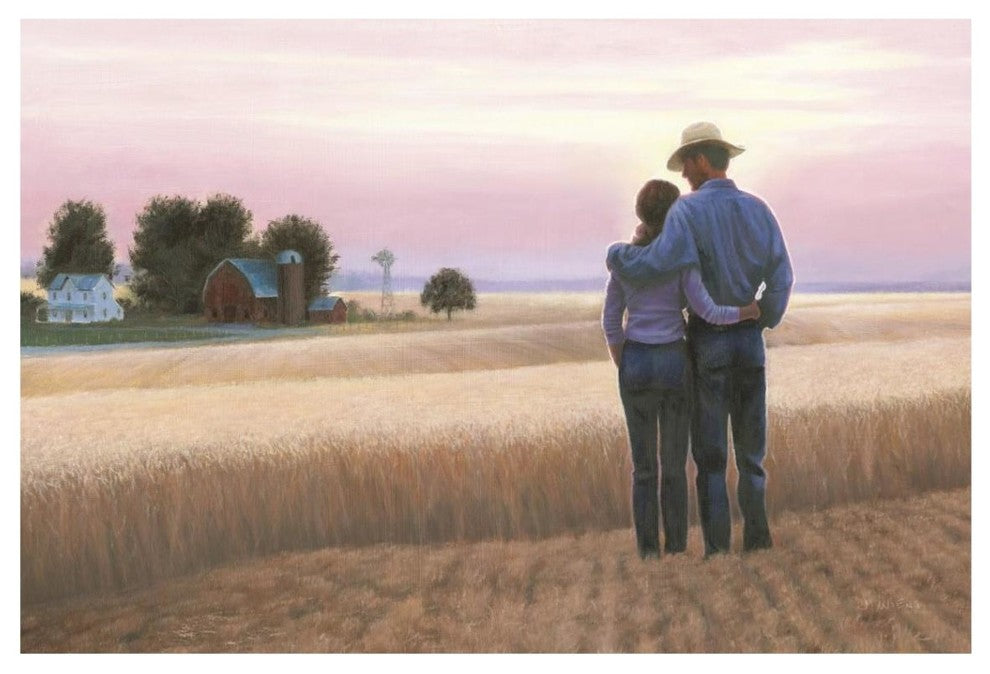 "Family Farm" Digital Paper Print by James Wiens, 20"x14"