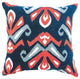 LALA Contemporary Big Pillow, Multicolor Finish, Set of 2
