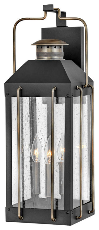 Fitzgerald Outdoor Wall Mount in Textured Black