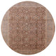 Ahgly Company Indoor Round Mid-Century Modern Area Rugs, 3' Round