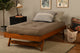 Pop Up, Barbados Finish With Linen Stone Mattress