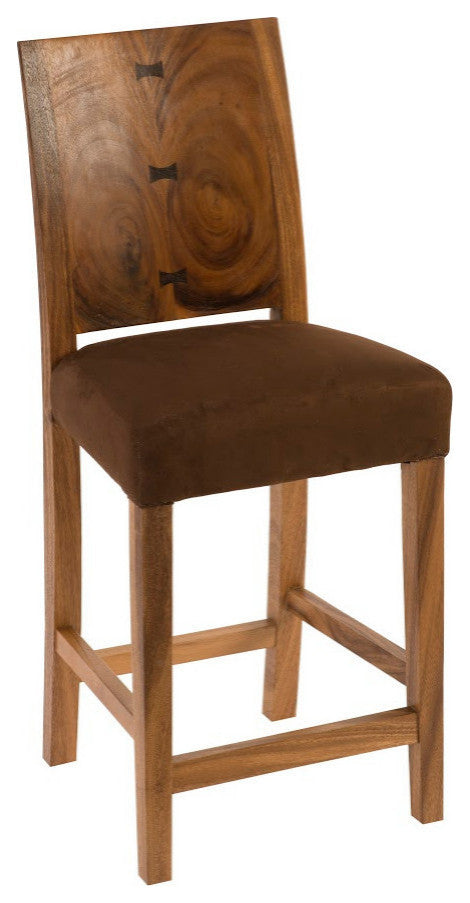 Origins Counter Stool, Chamcha Wood, Natural