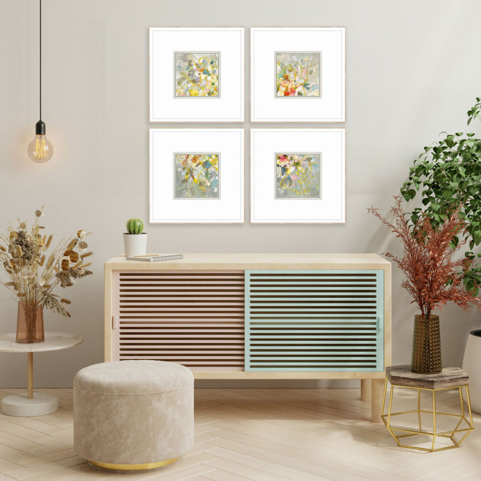 Strings of Lights Artwork, 4-Piece Set