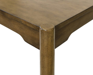 Modern Wood Counter Height Square Kitchen Table, Dining Surface, Brown