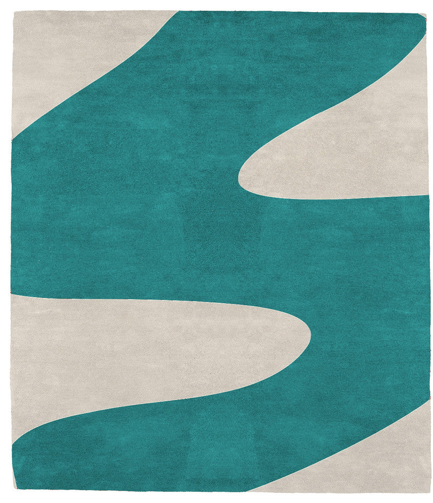Meander D Signature Rug, 9'x12'
