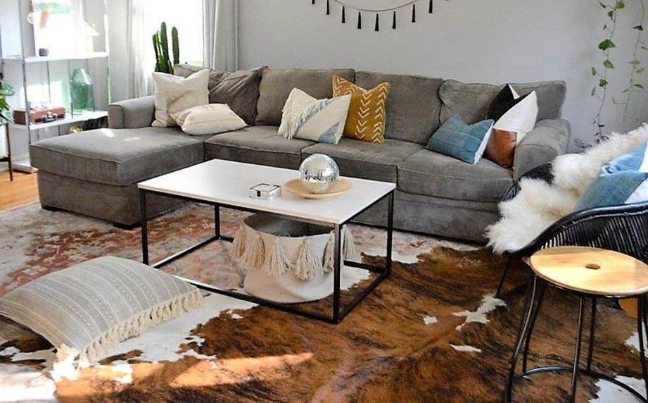 Brindle Backbone Cowhide Rugs, Xxl 8'x6'