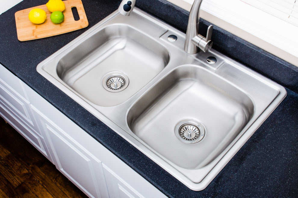 Wells Sinkware ADA Topmount Double Sink Pack, Sink Only