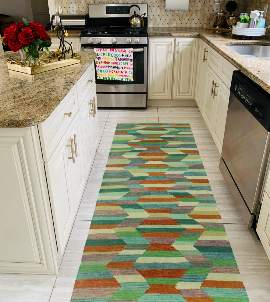 Winchester Kilim Hal Ivory Runner