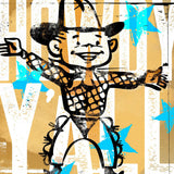 Marmont Hill, "Howdy Yall Boy" by Rick Martin Painting on Wrapped Canvas, 48x48