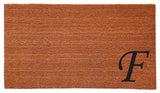 Urban Chic Monogram Doormat 18"x30", Letter F