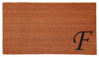 Urban Chic Monogram Doormat 18"x30", Letter F