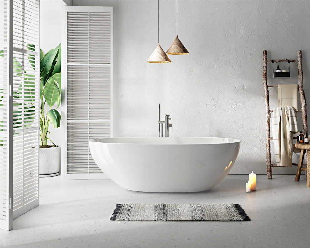 Ainsley 71 Inch Freestanding Double End Tub