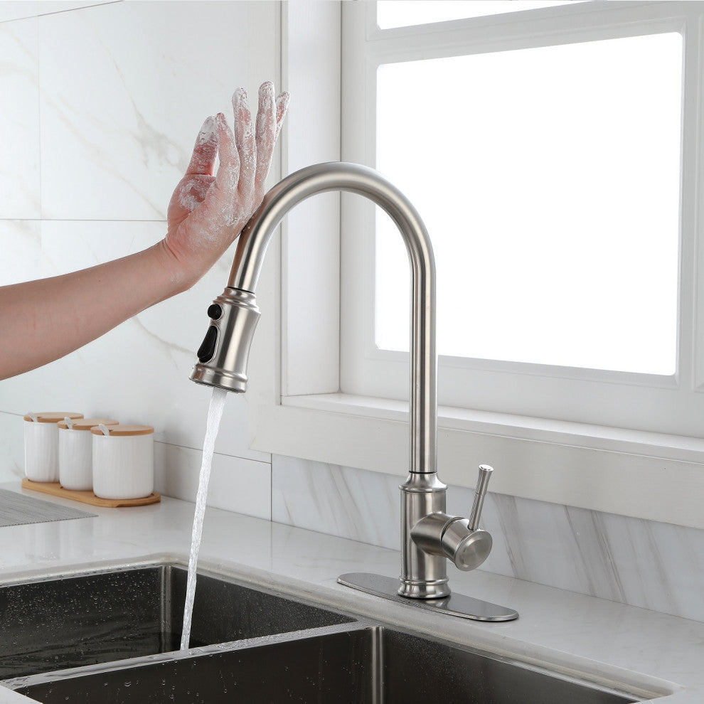 TATEUS Touch Kitchen Faucet with Pull Down Sprayer