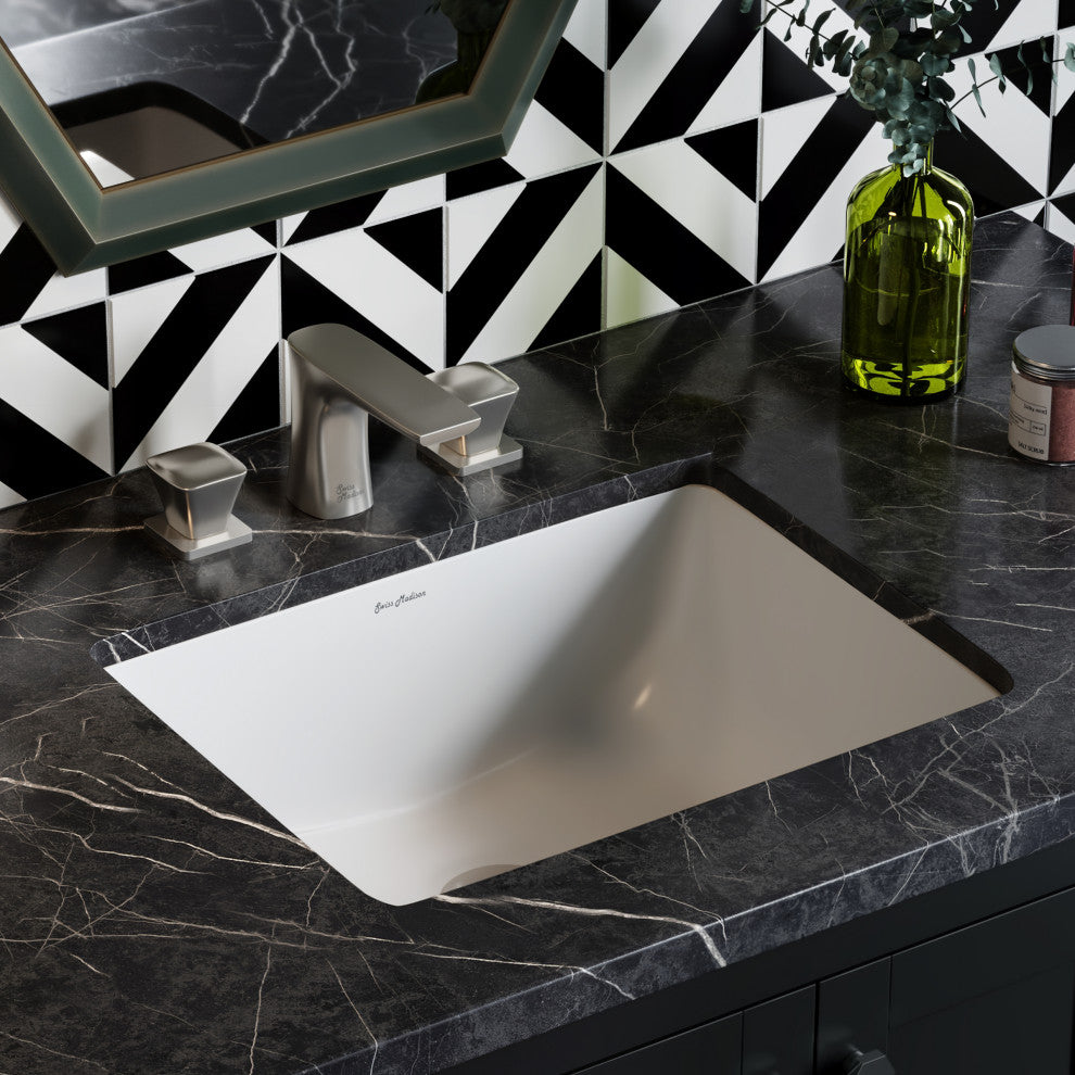 Plaisir 18" Rectangular Under-Mount Bathroom Sink
