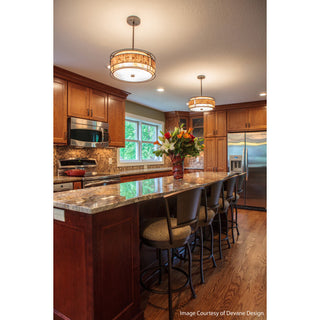 Quoizel MC842CRC Three Light Pendant Laguna Renaissance Copper