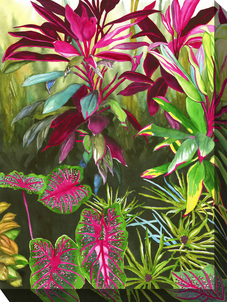 Bright Botanicals Outdoor Art, 30"x40"