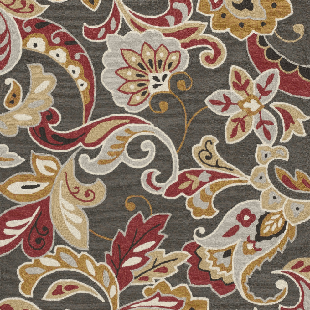 3' X 5' Taupe Hand Tufted Area Rug