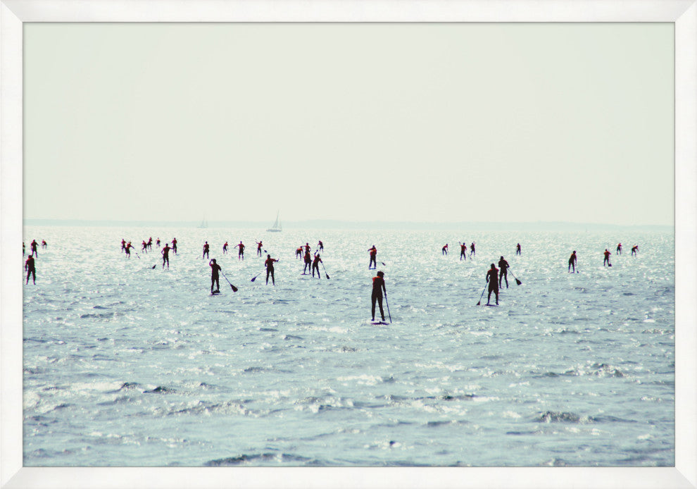 Paddle Board Fleet, Giclee Reproduction Artwork