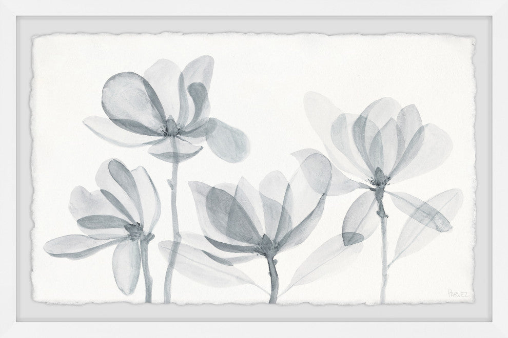 "Petal Reflection" Framed Painting Print