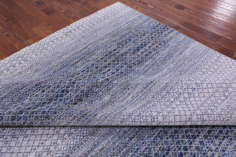 10' 0" X 14' 0" Handmade Savannah Grass Wool Rug - Q13194