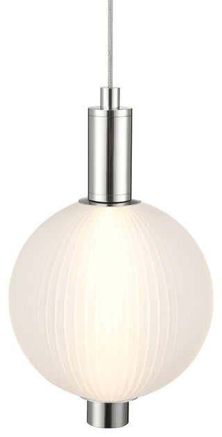 Palmas 10" LED Pendant, Nickel