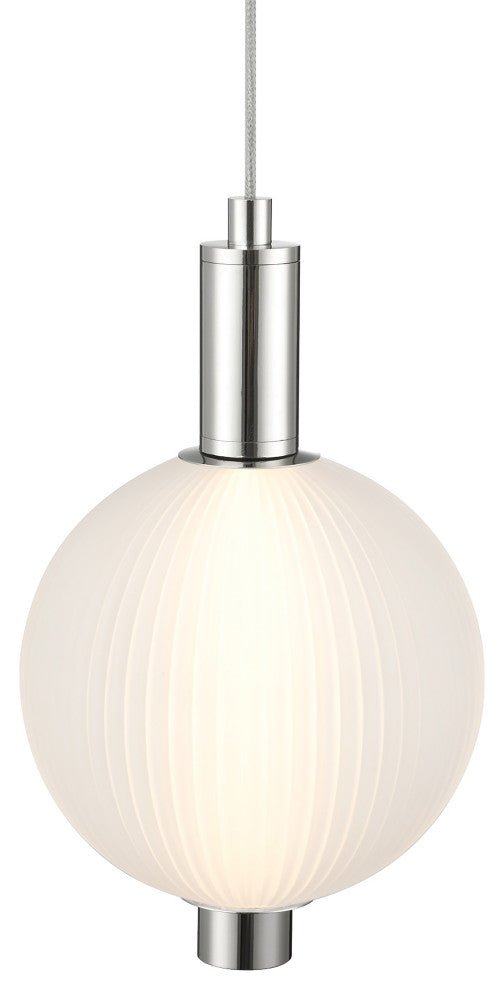 Palmas 10" LED Pendant, Nickel