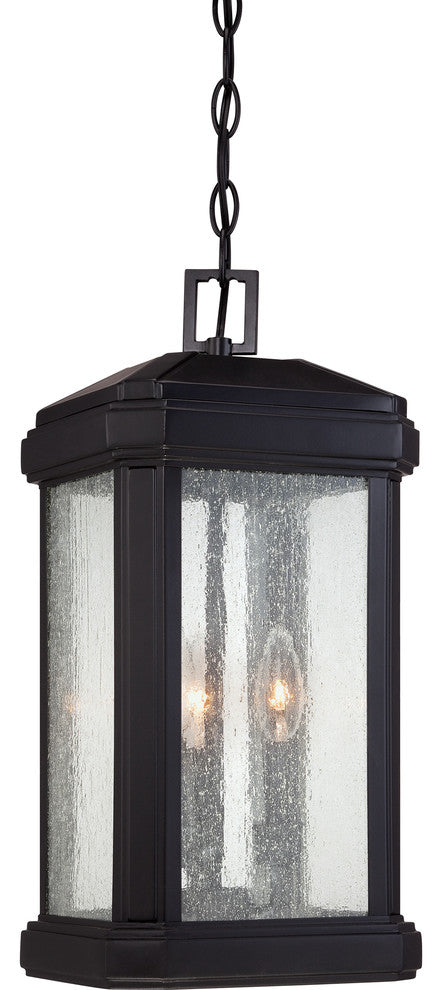Quoizel TML1908K Three Light Outdoor Hanging Lantern Trumbull Mystic Black
