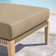 Clearwater Outdoor Patio Teak Wood Ottoman