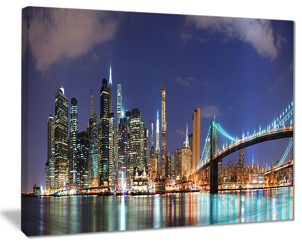 "Manhattan Panoramic Skyline View" Photograph Print
