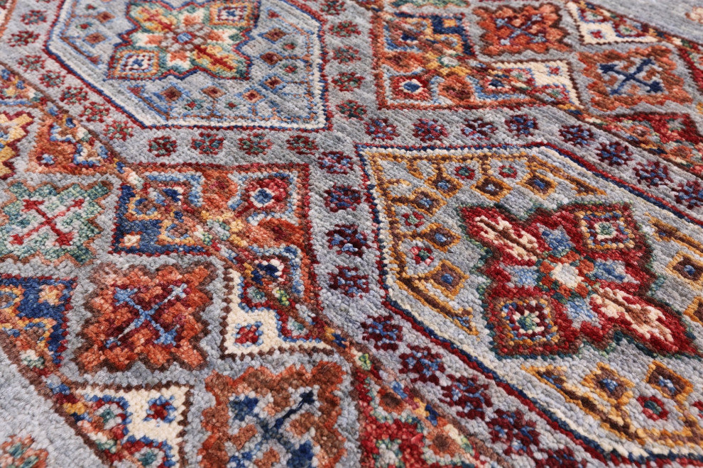 2' 7" X 4' 8" Super Kazak Khorjin Handmade Wool Rug Q10830