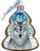 Keepsake Scenic Glass Ornament Black Bear Wilderness
