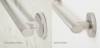 Coronado Oval Designer Shower Grab Bar, Polished, 42"