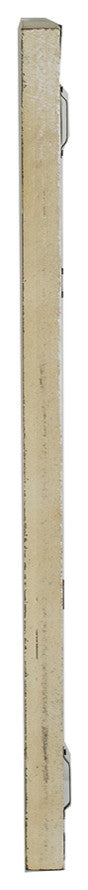 Gewnee 16" x 23" Rectangular Wooden Wall Mirror , White