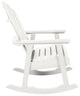 Hamilton Rocking Chair, Weathered Acorn, White