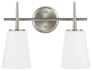 Generation Lighting Lighting 2-Light Driscoll Sconce, Brushed Nickel