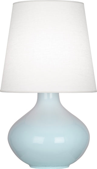 June Table Lamp, Oyster, Baby Blue