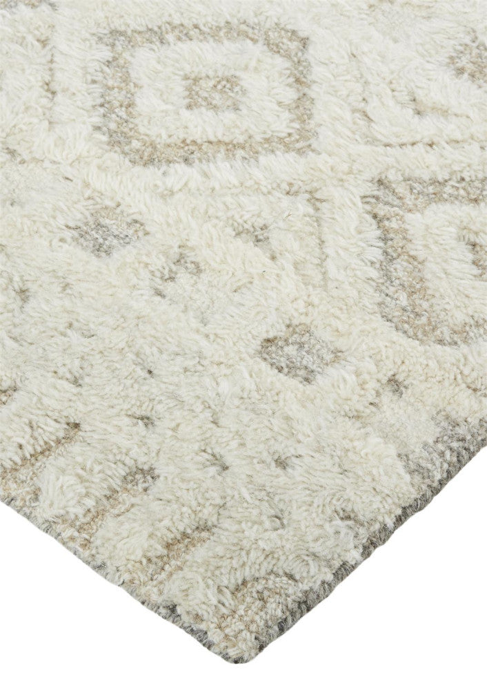 Weave & Wander Elika Beige 2'x3' Hand Tufted Area Rug