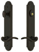 Arc Tall Plate Complete Entry Set, Bellagio Lever, Timeless Bronze, 841055