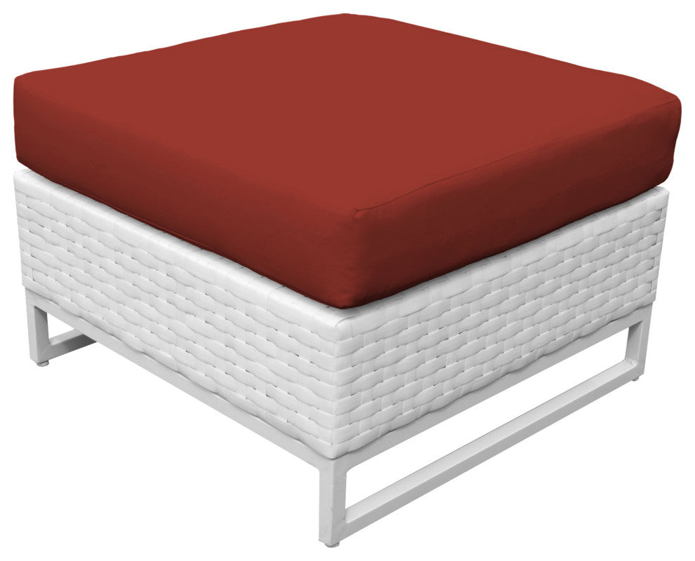 Miami Ottoman Terracotta