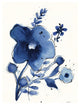 "Independent Blooms Blue I" Digital Paper Print by Shirley Novak, 24"x30"